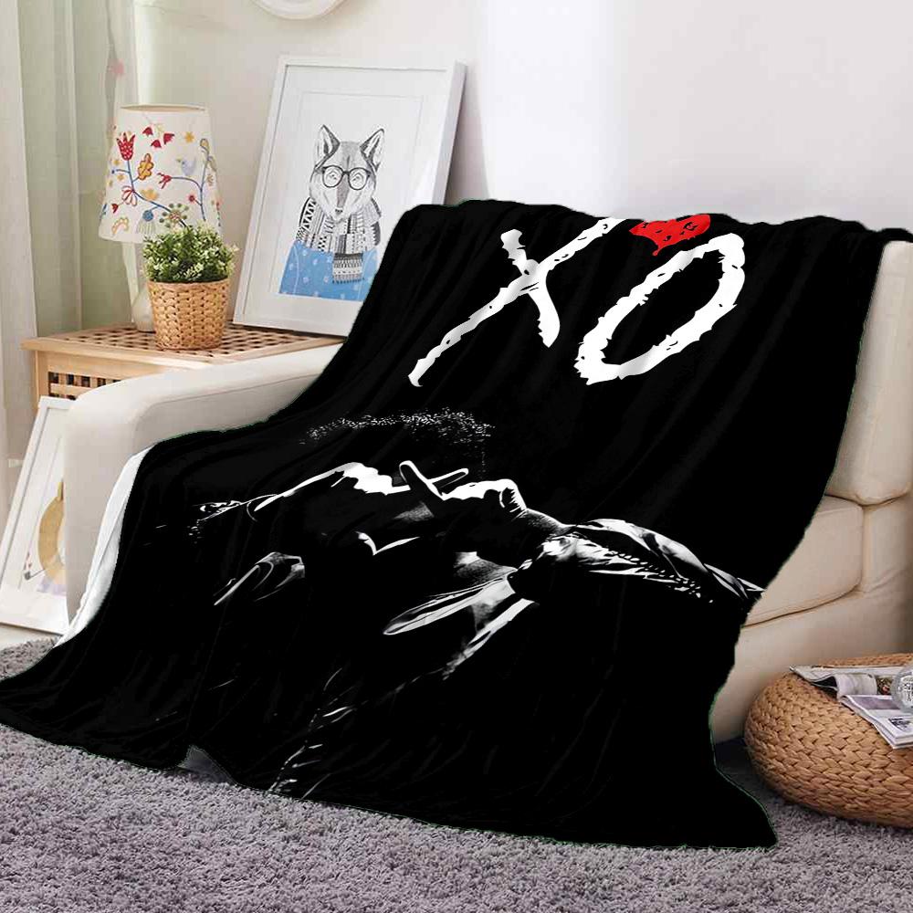 Xo Love Flannel Blanket Throw Blanket Soft Warm Sofa Bed Camping Home Decor Unique Christmas Gift C926430