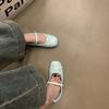 French Bow Mary Jane Shoes Ballet Shoes Flat Shoes Spring Retro Gentle Shallow Mouth Single Shoes Women's Shoes Soft Sole