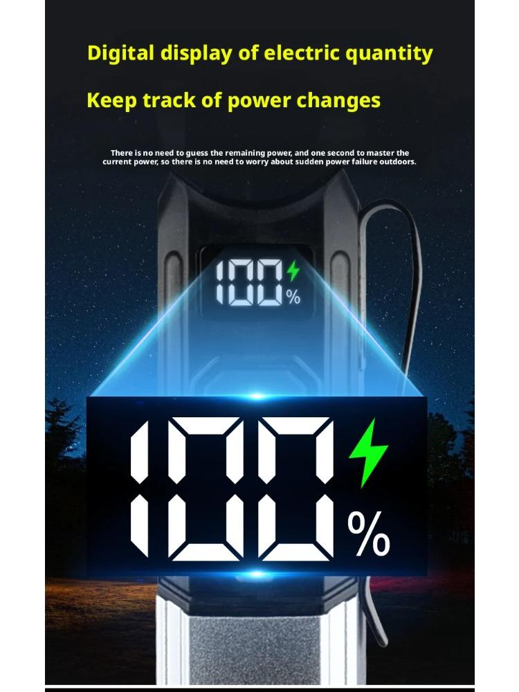 LED Magnetic Work Light Retractable 180° Rotatable Multi-Functional Flashlight for Outdoor Camping Inspection