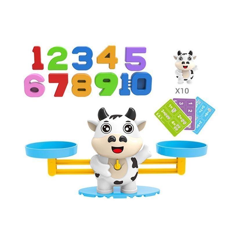 Educational Math Toy Smart Monkey Balance Scale Kids Toy Digital Number Board Game Educational Learning Toys Teaching Material