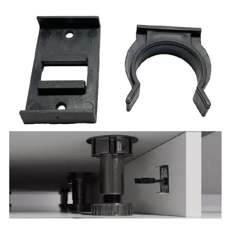 Pack of 12 Multipurpose Kitchen Baseboards Fasteners Sturdy Plastic Clip for 32 42mm Cabinet Legs Without Screws