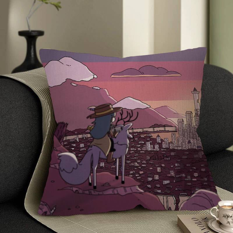Cartoon H-Hilda Pillow Anime Pillow Sofa Bed Head Pillow Cover Cushion Cover 45x45 Cm Fashion