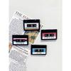 Imanes para Nevera con Diseño de Cinta de Cassette Retro, Pegatinas Decorativas con Temática de Disco de Vinilo para Decoración del Hogar, Habitación, Cocina, Oficina, Imanes para Nevera
