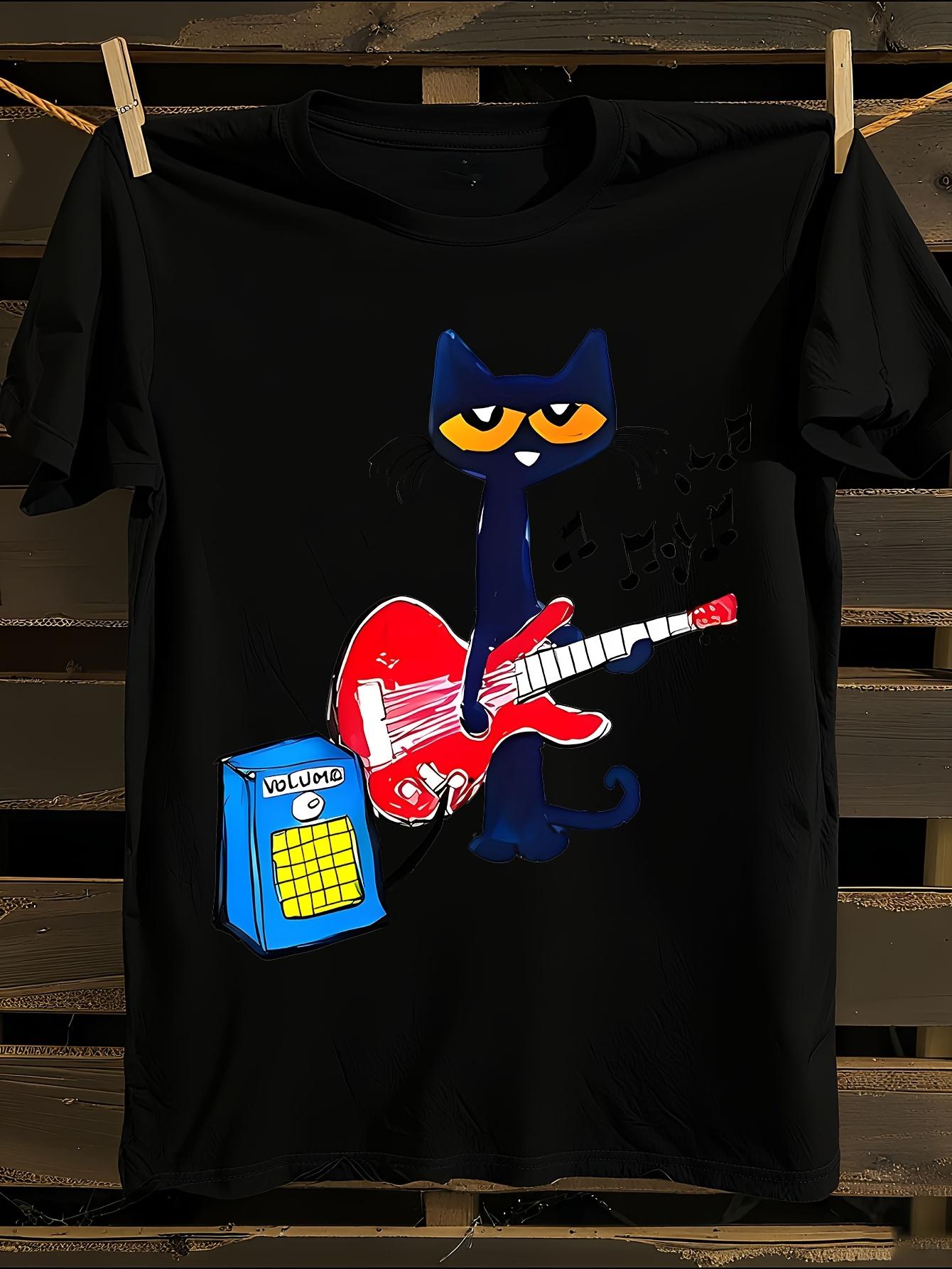 Playing Guitar Graphic Tshirt XXL