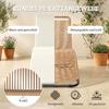 Poly Rattan Sun Lounger S-Shaped Garden Lounger with Cushion Breathable Seat Surface Steel Frame