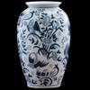 Hand-Painted Blue and White Porcelain Vase