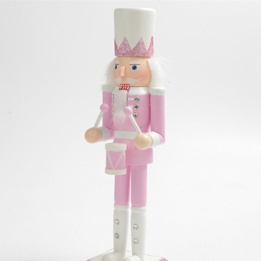 Nutcrackers Soldier Wood Walnut Cracker Puppet Festive Christmas Home Decorations and Party Ornament Christmas Gift