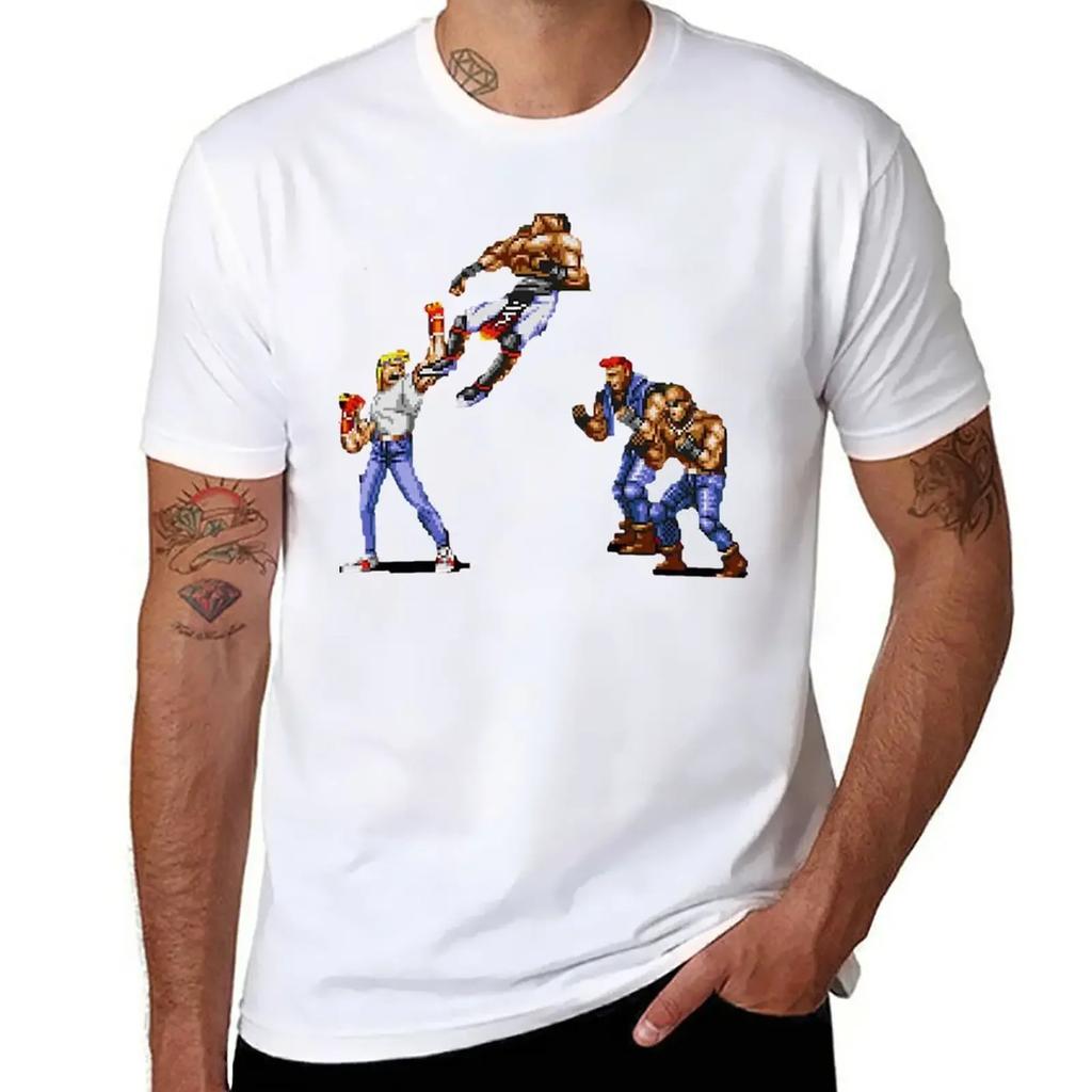 Streets of Rage - T-Shirt Axel vestiti estetici vestiti anime t-shirt pesanti da uomo