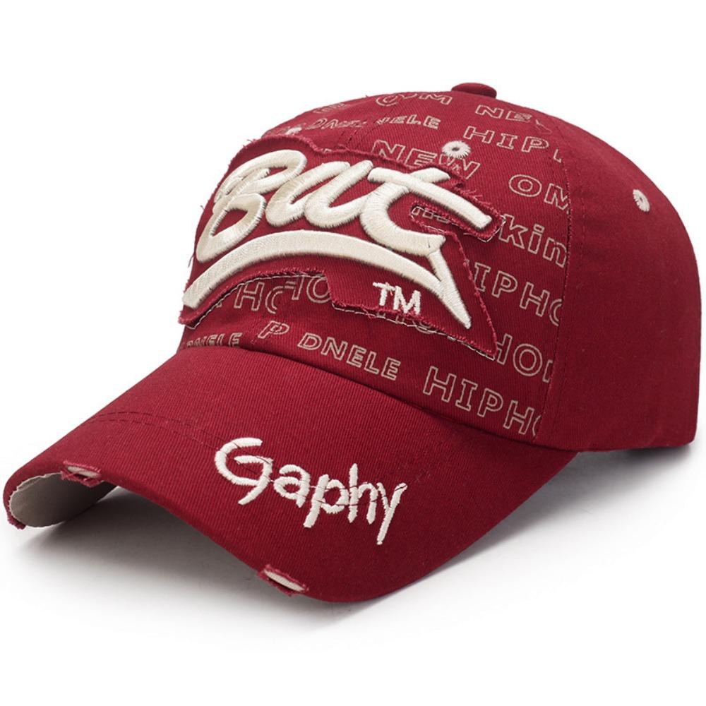 Adjustable Baseball Hats Hip-hop Peaked Cap Versatile BAT Embroidery Hats  Man Women Outdoor Sports