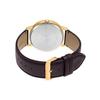 Casio Standard Series 50M Water Resistant Quartz Movement Genuine Leather Strap Watch Men Watches Silver MTP-B125GL-7AV