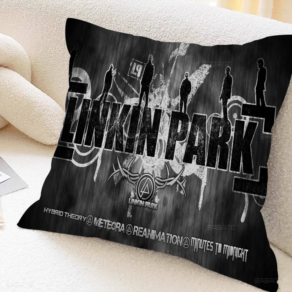 Band L-Linkin Cool P-park Cushion Cover Inches Farmhouse Decor Home Throw Pillow Covers for Couch Decorations