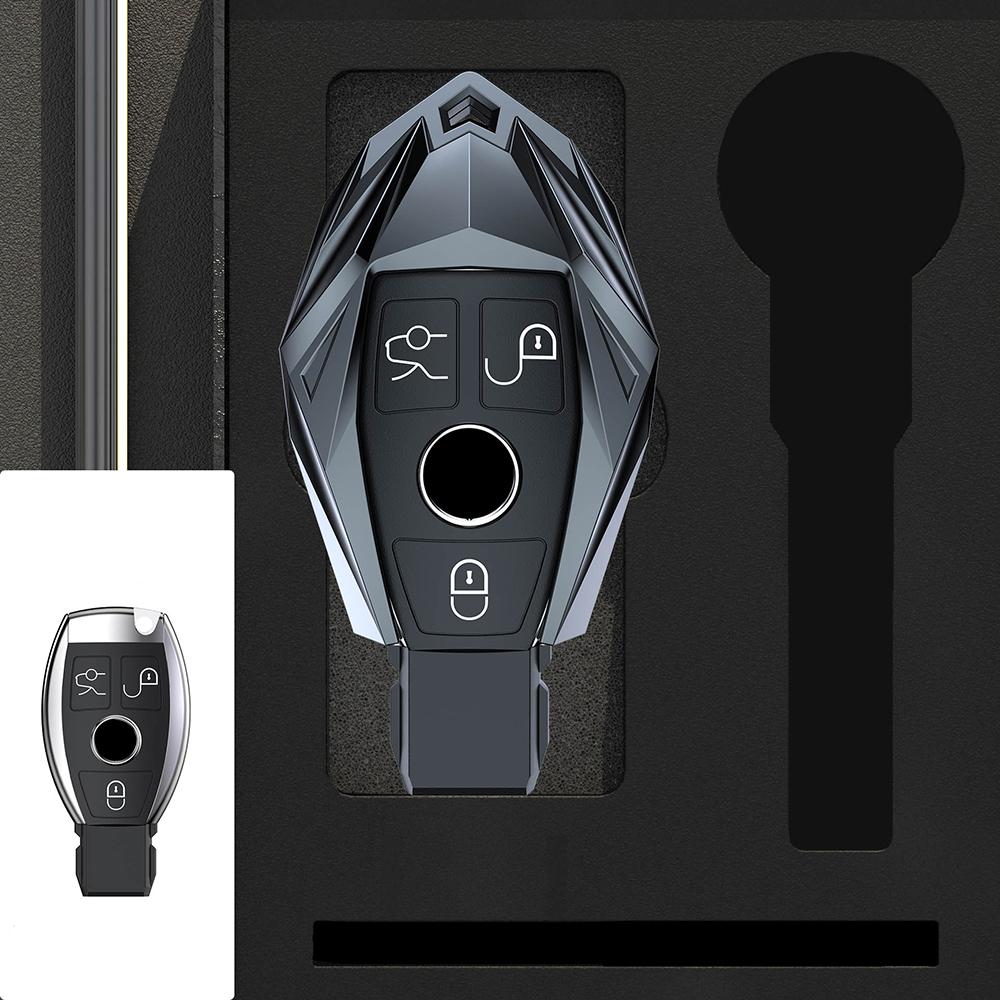 Zinc Alloy Car Key Case For Mercedes Benz E Class W213 W205 E200 E260 E300 E320 Amg Cla Remote Fob Shell Case