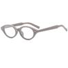 Retro Cat Eye Anti-Blue Light Glasses: Oval, Myopia-friendly Nerd Eyeglass Frames with Small, Fashionable Flair.