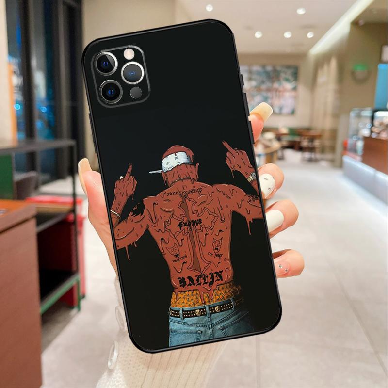 Rapper T-Tupac Shakur Phone Case For iPhone 17 16 15 14 13 12 11 Pro Max mini 16 Plus 16e 17 Air Protective Cover