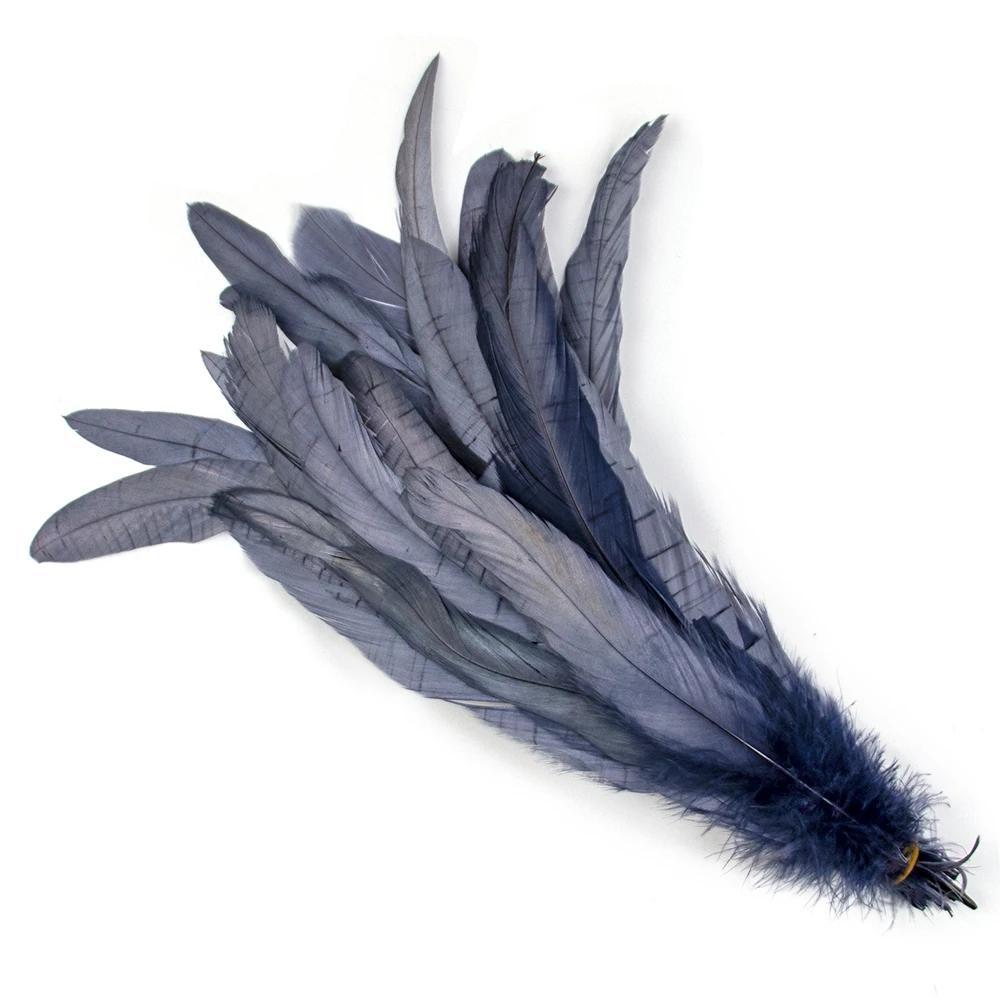 10PCS/lot Natural Roosters Tail Feather Bulk 10-16inch/25-40cm Cock Chicken Feathers Decorations for Carnival Stage Performances