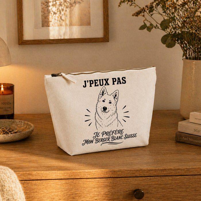 Trousse de toilette - PLANETEE - J'peux pas minimaliste - Beige - 100% coton - 3 L