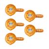 5Pcs Girl Hairpins Cartoon Multiple Patterns Pan Shape Secure Hold Hair Clips Side Bang Hair Pins Versatile Hair Accessories