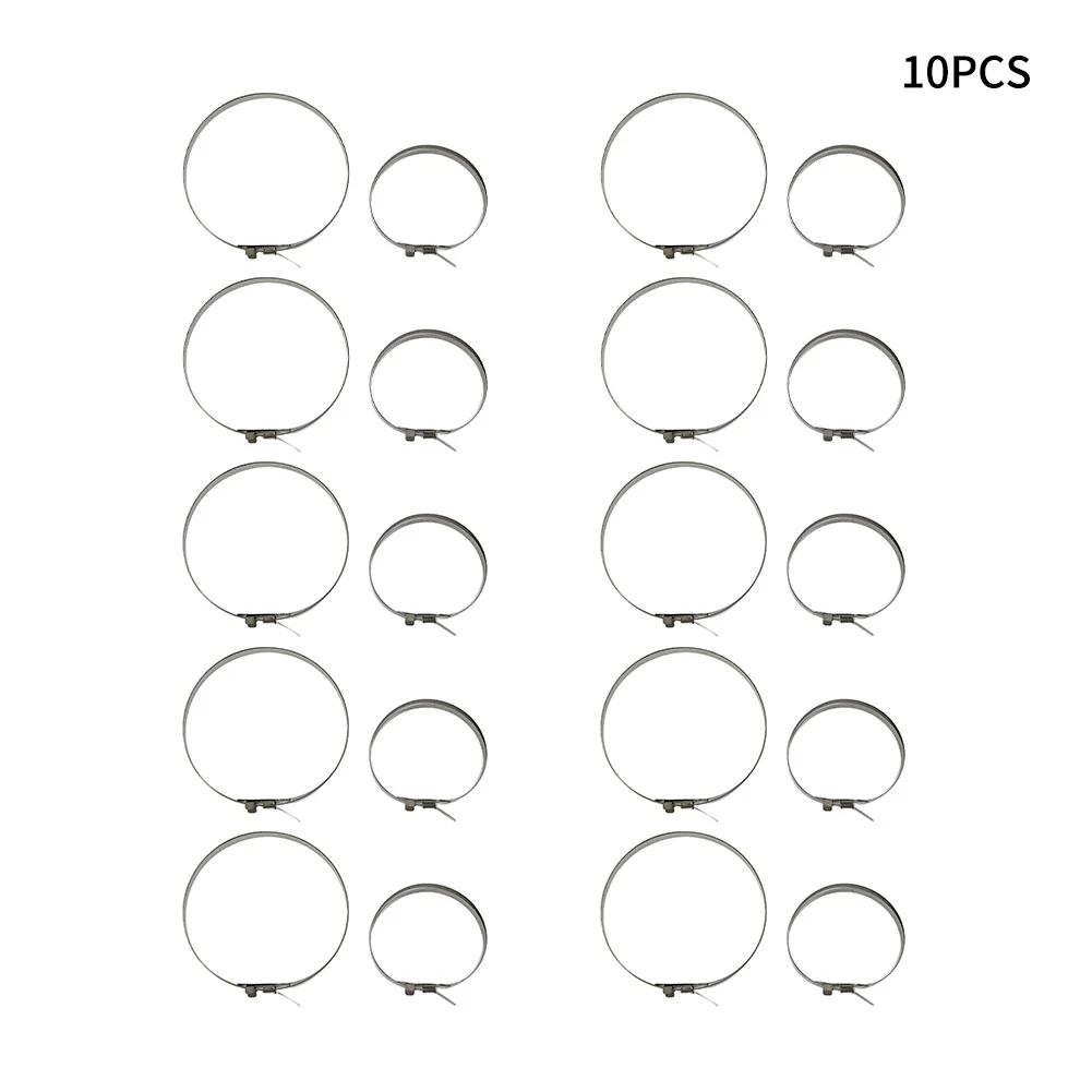 20pcs Boot Clamp Include Stainless Steel 10X-Short Bands + 10X-Large Bands For Auto / ATV CV  Joint Axle&CV Boot Clamps Kit