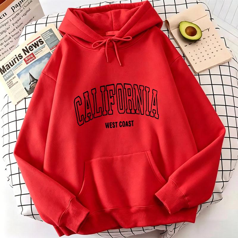 Streetwear Los Angeles Kalifornien Buchstabendruck Hoodies Frühling Lässige Hoodies Sweatshirts Herren Damen Hoodie Sweatshirt