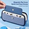 1Pc Color-Blocking Pencil Case Striped Print Stationery Pouch Durable Stationery Storage Bag  Boys