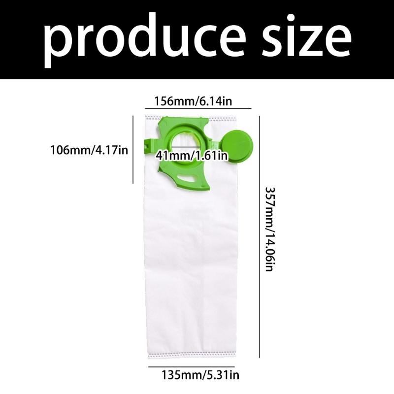 10PCS Vacuum Cleaner Dust Bag Dust Container for CV300 CV380 Model High Capacity Storage Efficient Particle Capture