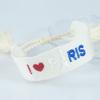 Sports Meeting Paris Couple Webbing Bracelet Embroidery Multicolour Pattern