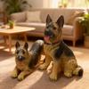German Shepherd Wolf Dog Resin Figurine – Cross-border Animal Statue Ornament