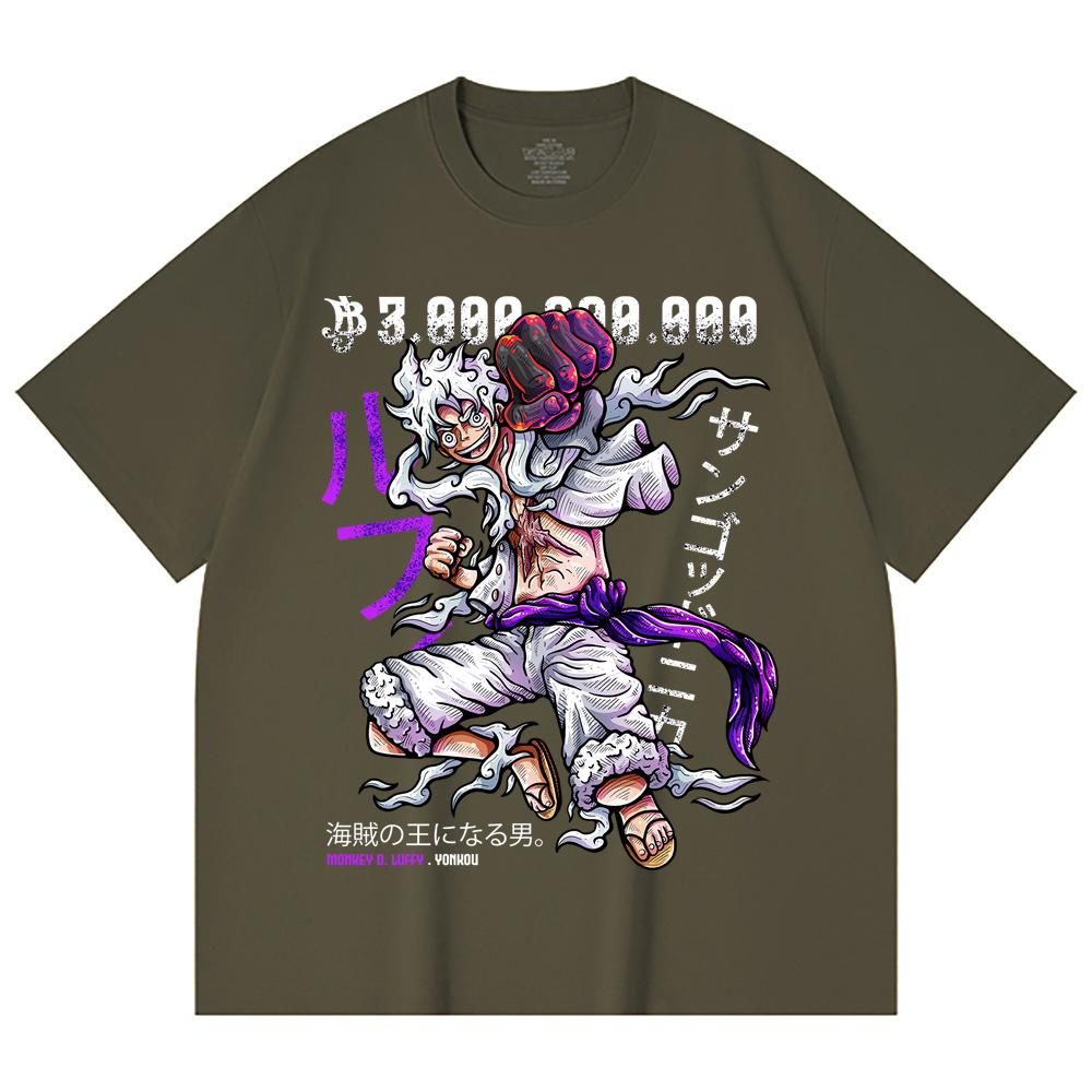 230 g/m² 100 % Baumwolle Einteiler V3 Sonnengott Nika Aufdruck Unisex Schweres Baumwoll-T-Shirt