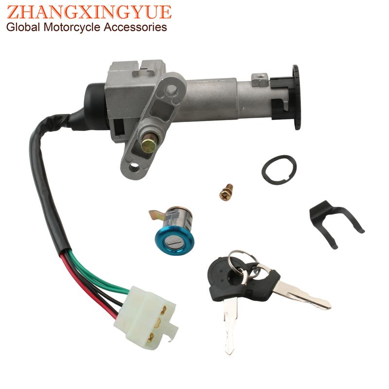 Scooter Ignition Switch Seat Lock Key Set For SYM Symphony ST 125 S 125i Cruisym 150 180 XS175T-2 XS150-9 ST175 35010-XRA-010