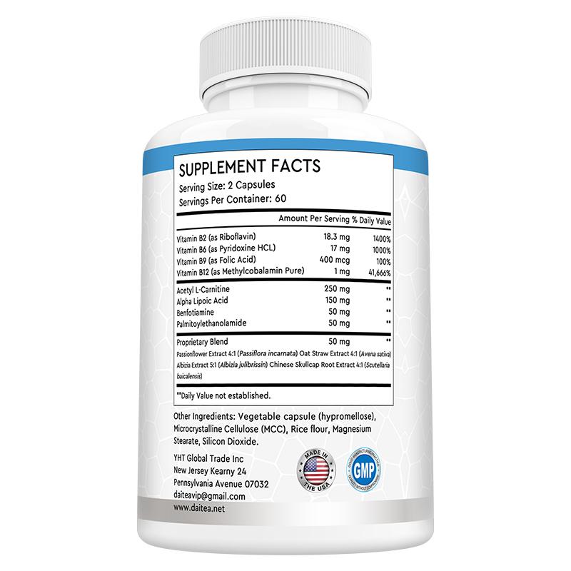 Daitea Advanced Sciatic Nerve Support Supplement 120 Capsules