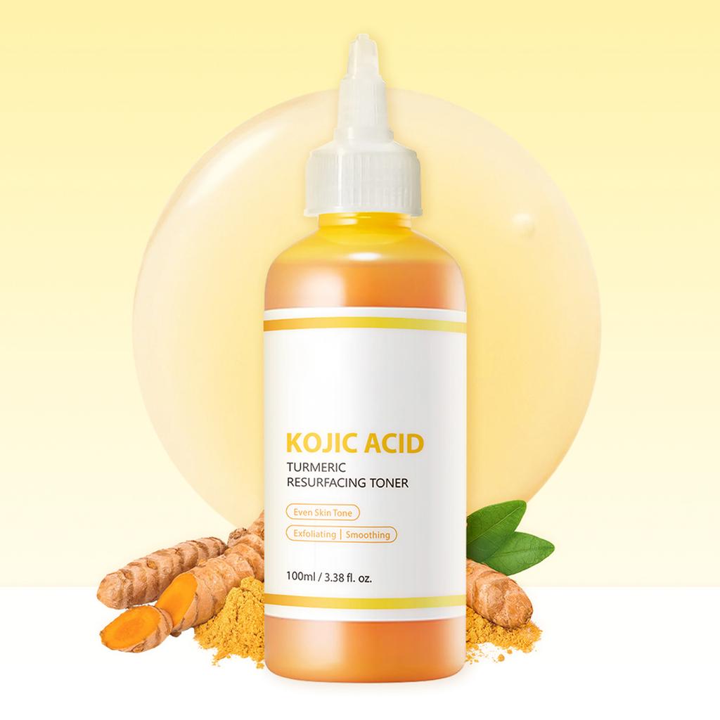 Kojic Kurkuma Gesichtswasser 100ml, Feuchtigkeitsspendendes Serum Wasser