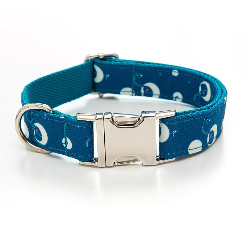 Outdoor Safety Dog Collar and Leash for Pets XL: 56-62cm