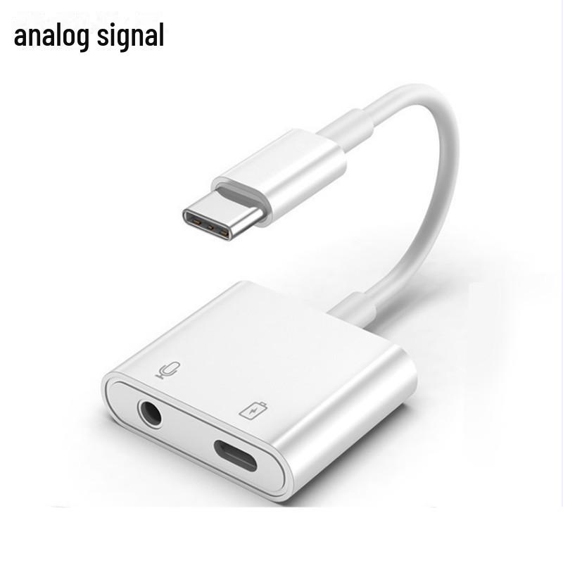 Type-C Headset Adapter: Dual Function for Charging and Audio Calls