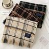 Red Plaid Christmas Scarf Women's Winter Thickened Warm Fashion Winter Versatile Korean Atmosphere Scarf