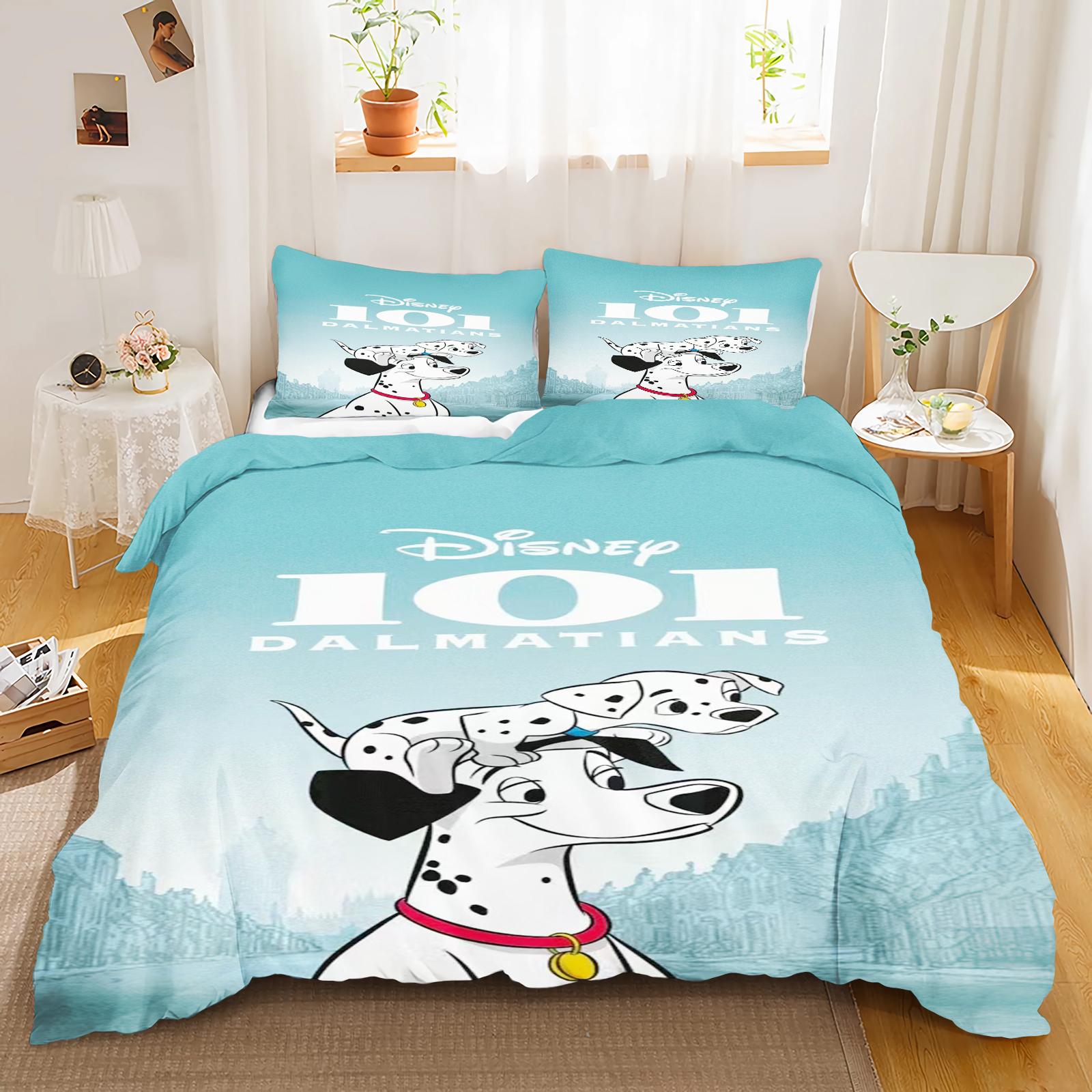 

101 DALMATAS Anime Cartoon Cruella Duvet Printed Comforter, 100% Polyester, Warmth Bedding, Warm , Quilt Cover 135x200cm