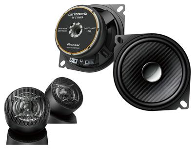 Enceinte Pioneer 10 cm, sur mesure, 2 voies séparées, haute résolution, compatible avec Carrozzeria TS-F1040S-2