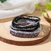 Boho Perlenarmband Instagram-inspiriert Nischenstil Farbblock-Stapelarmband-Set