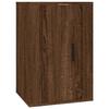 816670 vidaXL Meuble TV mural Chêne marron 40x34,5x60 cm