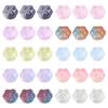 20 buc 14 * 15 mm, colorate, în formă de labe de urs, accesorii din sticlă cu gradient pentru realizarea de bijuterii, decorațiuni cu farmec DIY
