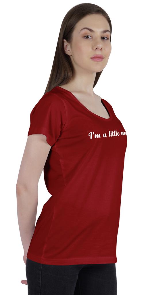 Inkmeso I'm A Little Moody Graphic Printed Tee Top Quote Tshirt