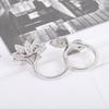 New Hot Top Quality Hot Sale Famous Brand Anniversary Gifts Party Jewelry For Women Lotus Zircon Ring Europe Luxury Flower Rings