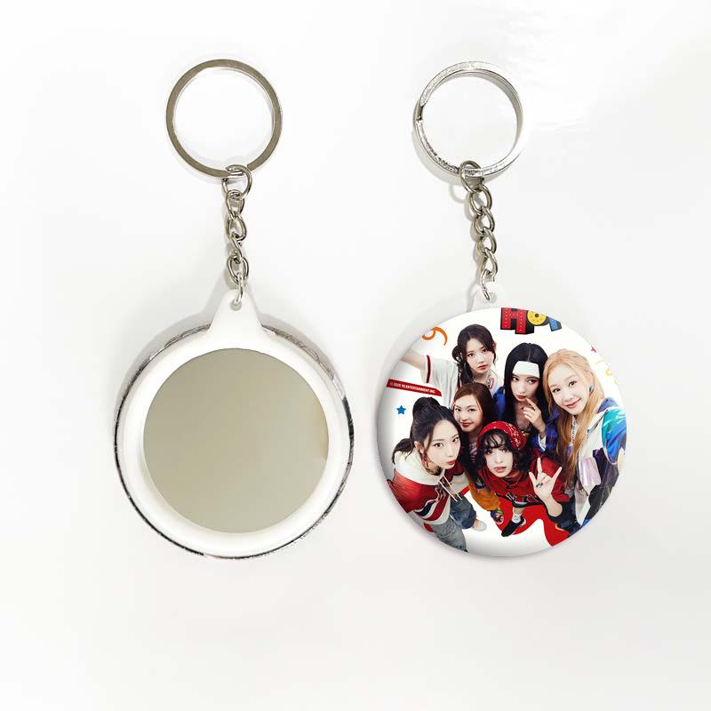 Babymonster "HOT SAUCE" Mirror Keychain Pin Pendant - ASA Merchandise