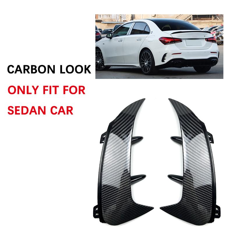 Fit For Mercedes-Benz Accessories CLA W177 Hatchback A45 A35 A180 A200 A220 AMG 2019+ Rear Bumper Spoiler Side Canard Air Vent C