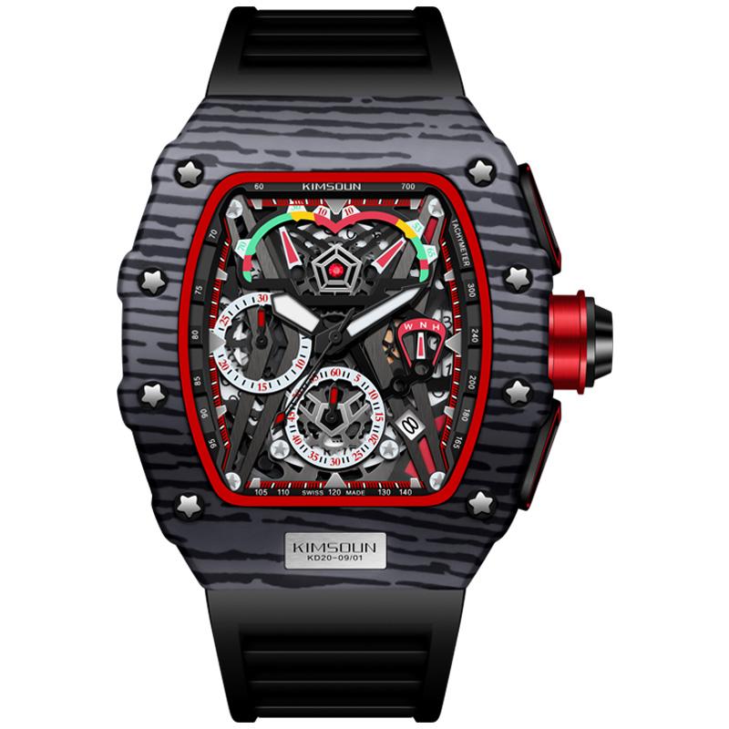 Kimsdun 2013B Fashion Guangzhou Boys Quartz Watch Nice Silicone Strap Luminous Calendar Character Casual Watch Design