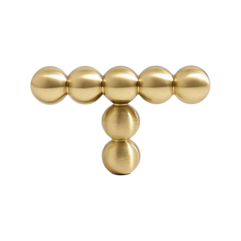 Small Round Ball Hardware Handle Solid Brass Cabinet Drawer Knobs  Multipurpose