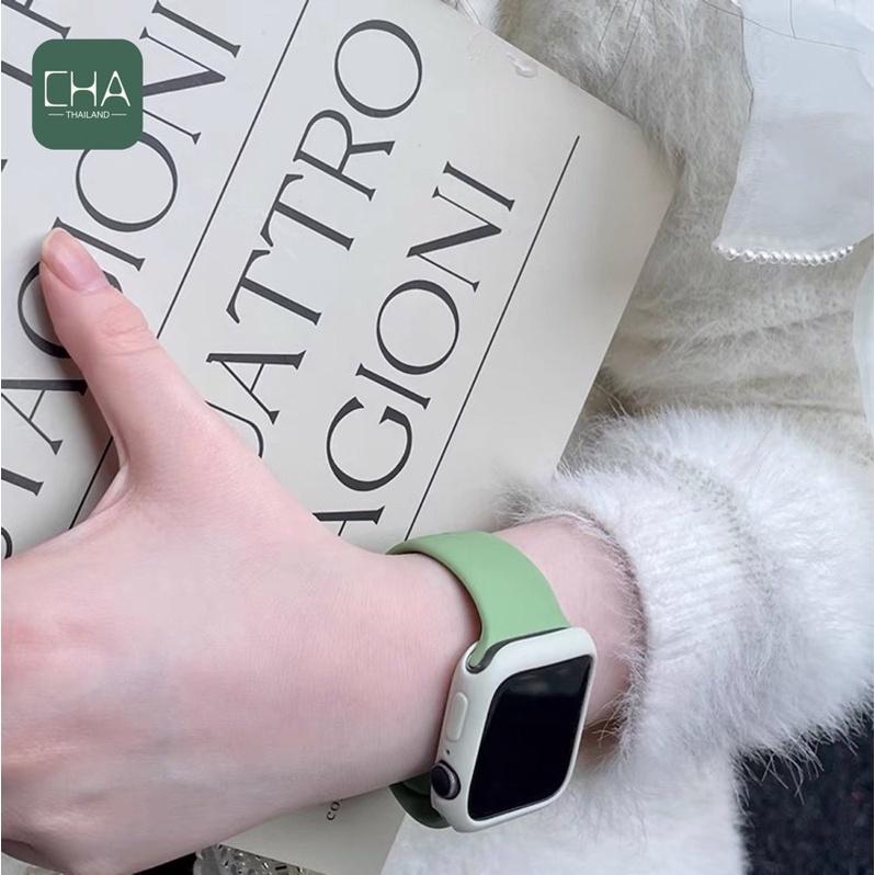 Резеңке жұмсақ қол сағаттары Спорт білезік белбеуі Apple Watch диапазонына арналған силикон бау 7 41mm 45mm SE 6 44mm 40mm 38mm 42mm iWatch сериялары үшін 5 4 3 2 1