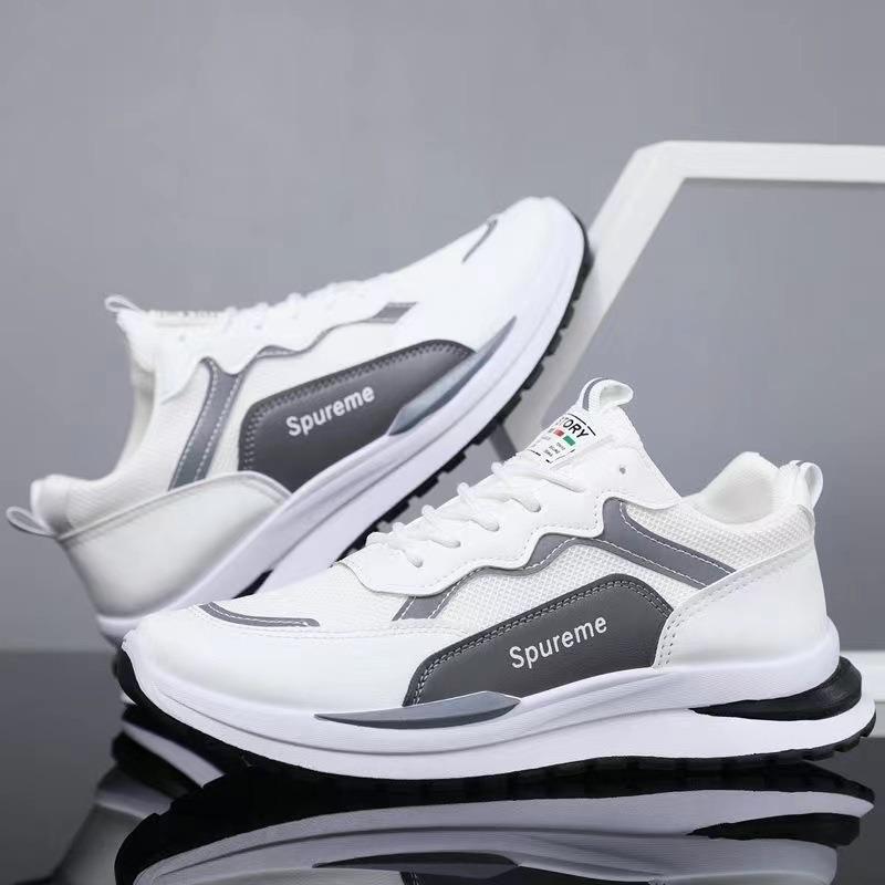 Spring and summer men's shoes mesh breathable sports casual shoes soft sole non-slip running shoes fashionable and versatile