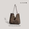 Leopard print canvas bag new fashion portable shoulder mommy messenger bag