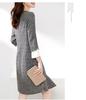 Slimming Suitable for and [PH.YZBBDPG] Women's One-Piece Dress, Three-Quarter Sleeves, A-Line, Lined, Effect, Parties, Commuting, After-Parties