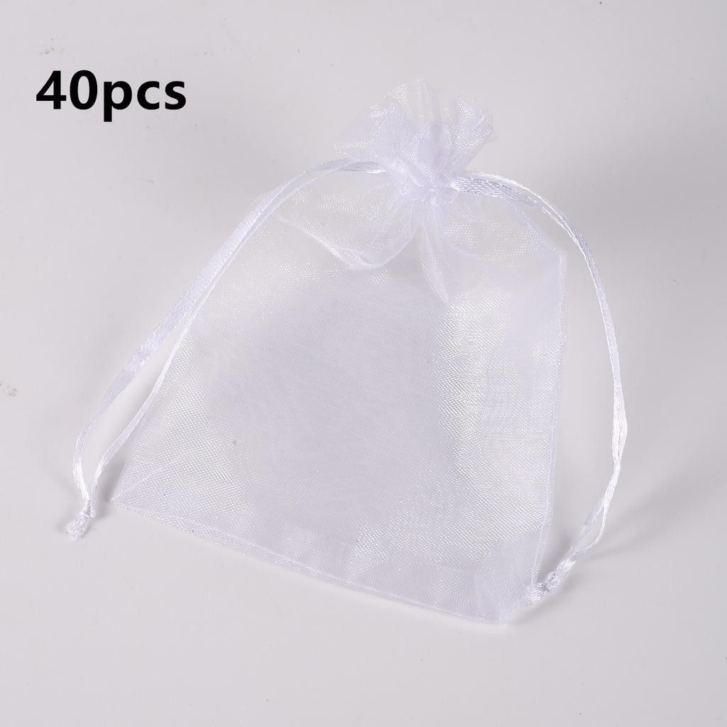 40Pcs 5 Sizes Fruit Grape Protection Bags Garden Drawstring Netting Mesh Bags Anti-Bird For Plant Strawberry Fruit Grow Bags